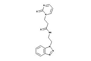 N-[2-(benzotriazol-1-yl)ethyl]-3-(2-ketopyrimidin-1-yl)propionamide