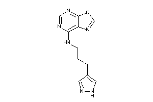 Oxazolo[5,4-d]pyrimidin-7-yl-[3-(1H-pyrazol-4-yl)propyl]amine