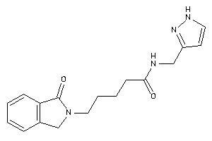 5-(1-ketoisoindolin-2-yl)-N-(1H-pyrazol-3-ylmethyl)valeramide