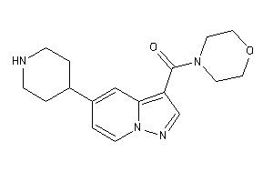 Morpholino-[5-(4-piperidyl)pyrazolo[1,5-a]pyridin-3-yl]methanone