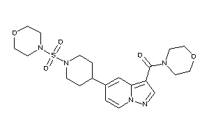 Morpholino-[5-(1-morpholinosulfonyl-4-piperidyl)pyrazolo[1,5-a]pyridin-3-yl]methanone