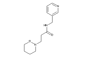 3-(oxazinan-2-yl)-N-(3-pyridylmethyl)propionamide