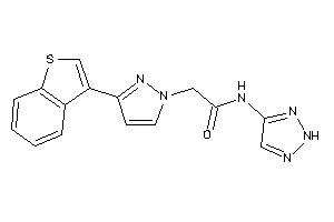 2-[3-(benzothiophen-3-yl)pyrazol-1-yl]-N-(2H-triazol-4-yl)acetamide