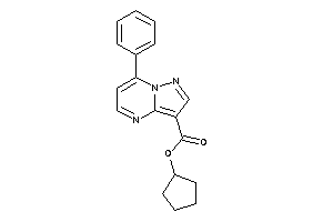 7-phenylpyrazolo[1,5-a]pyrimidine-3-carboxylic Acid Cyclopentyl Ester