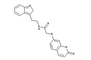 N-[2-(2H-indol-3-yl)ethyl]-2-(2-ketochromen-7-yl)oxy-acetamide