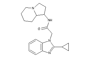 2-(2-cyclopropylbenzimidazol-1-yl)-N-indolizidin-1-yl-acetamide