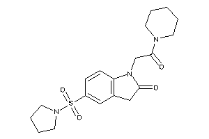 1-(2-keto-2-piperidino-ethyl)-5-pyrrolidinosulfonyl-oxindole