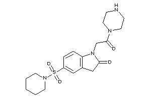 1-(2-keto-2-piperazino-ethyl)-5-piperidinosulfonyl-oxindole