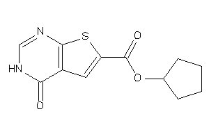 4-keto-3H-thieno[2,3-d]pyrimidine-6-carboxylic Acid Cyclopentyl Ester