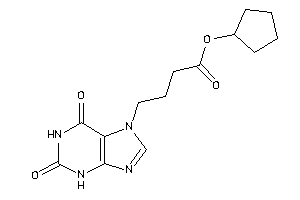 4-(2,6-diketo-3H-purin-7-yl)butyric Acid Cyclopentyl Ester