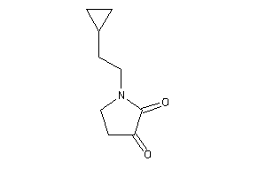 Image of 1-(2-cyclopropylethyl)pyrrolidine-2,3-quinone