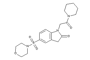 1-(2-keto-2-piperidino-ethyl)-5-morpholinosulfonyl-oxindole