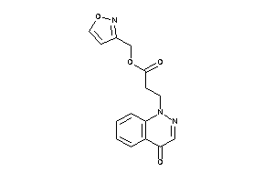 Image of 3-(4-ketocinnolin-1-yl)propionic Acid Isoxazol-3-ylmethyl Ester