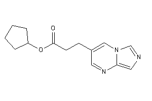 3-imidazo[1,5-a]pyrimidin-3-ylpropionic Acid Cyclopentyl Ester