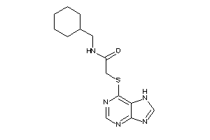 N-(cyclohexylmethyl)-2-(7H-purin-6-ylthio)acetamide