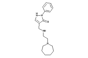 4-[[2-(azepan-1-yl)ethylamino]methyl]-2-phenyl-3-pyrazolin-3-one