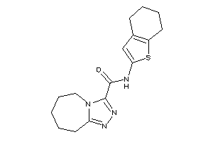 N-(4,5,6,7-tetrahydrobenzothiophen-2-yl)-6,7,8,9-tetrahydro-5H-[1,2,4]triazolo[4,3-a]azepine-3-carboxamide