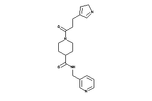 Image of N-(3-pyridylmethyl)-1-[3-(2H-pyrrol-4-yl)propanoyl]isonipecotamide