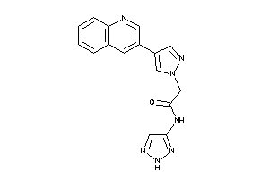 2-[4-(3-quinolyl)pyrazol-1-yl]-N-(2H-triazol-4-yl)acetamide