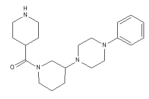 [3-(4-phenylpiperazino)piperidino]-(4-piperidyl)methanone