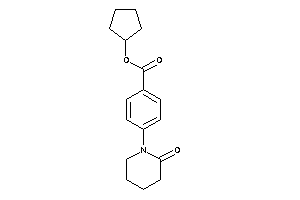 4-(2-ketopiperidino)benzoic Acid Cyclopentyl Ester