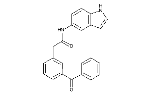 2-(3-benzoylphenyl)-N-(1H-indol-5-yl)acetamide