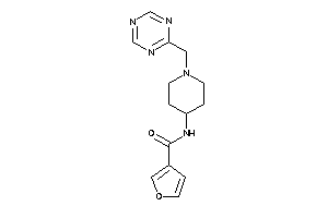 N-[1-(s-triazin-2-ylmethyl)-4-piperidyl]-3-furamide