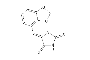 5-(1,3-benzodioxol-4-ylmethylene)-2-thioxo-thiazolidin-4-one