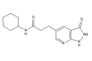 N-cyclohexyl-3-(3-keto-1,2-dihydropyrazolo[3,4-b]pyridin-5-yl)propionamide