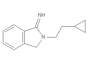 [2-(2-cyclopropylethyl)isoindolin-1-ylidene]amine