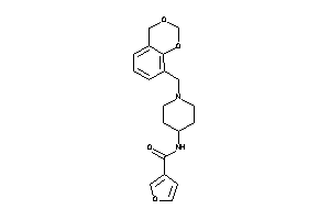 N-[1-(4H-1,3-benzodioxin-8-ylmethyl)-4-piperidyl]-3-furamide