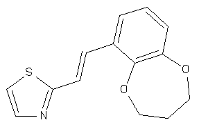 2-[2-(3,4-dihydro-2H-1,5-benzodioxepin-6-yl)vinyl]thiazole