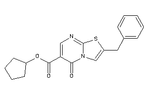 2-benzyl-5-keto-thiazolo[3,2-a]pyrimidine-6-carboxylic Acid Cyclopentyl Ester