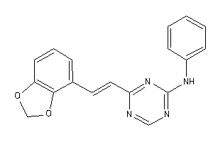 [4-[2-(1,3-benzodioxol-4-yl)vinyl]-s-triazin-2-yl]-phenyl-amine