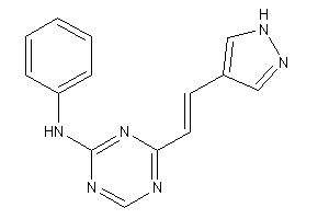 Phenyl-[4-[2-(1H-pyrazol-4-yl)vinyl]-s-triazin-2-yl]amine