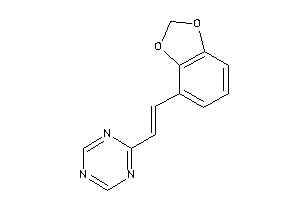 2-[2-(1,3-benzodioxol-4-yl)vinyl]-s-triazine