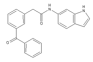 2-(3-benzoylphenyl)-N-(1H-indol-6-yl)acetamide