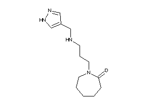 1-[3-(1H-pyrazol-4-ylmethylamino)propyl]azepan-2-one