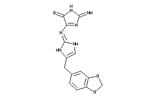 2-imino-5-[(4-piperonyl-4-imidazolin-2-ylidene)amino]-3-imidazolin-4-one