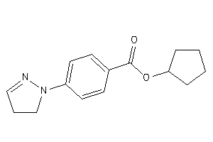 4-(2-pyrazolin-1-yl)benzoic Acid Cyclopentyl Ester