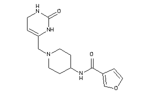 Image of N-[1-[(2-keto-3,4-dihydro-1H-pyrimidin-6-yl)methyl]-4-piperidyl]-3-furamide