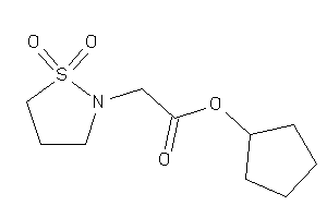 Image of 2-(1,1-diketo-1,2-thiazolidin-2-yl)acetic Acid Cyclopentyl Ester