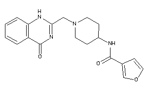 N-[1-[(4-keto-1H-quinazolin-2-yl)methyl]-4-piperidyl]-3-furamide