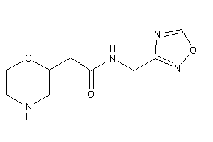 2-morpholin-2-yl-N-(1,2,4-oxadiazol-3-ylmethyl)acetamide