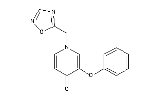 1-(1,2,4-oxadiazol-5-ylmethyl)-3-phenoxy-4-pyridone