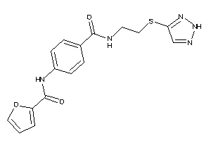 N-[4-[2-(2H-triazol-4-ylthio)ethylcarbamoyl]phenyl]-2-furamide