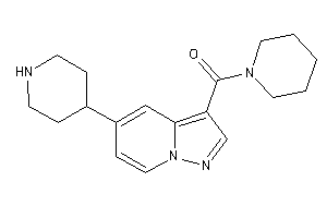 Piperidino-[5-(4-piperidyl)pyrazolo[1,5-a]pyridin-3-yl]methanone