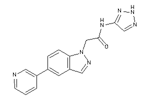 2-[5-(3-pyridyl)indazol-1-yl]-N-(2H-triazol-4-yl)acetamide