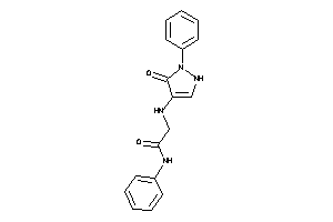 2-[(5-keto-1-phenyl-3-pyrazolin-4-yl)amino]-N-phenyl-acetamide