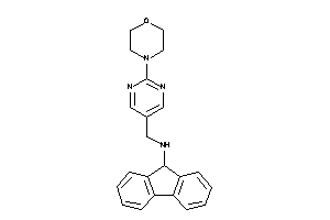 9H-fluoren-9-yl-[(2-morpholinopyrimidin-5-yl)methyl]amine